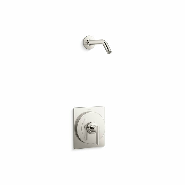 Kohler Rite-Temp Shower Trim Kit Without Showerhead in Vibrant Polished Nickel TLS35914-4-SN